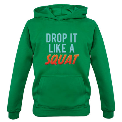 Drop It Like A Squat Kids T Shirt