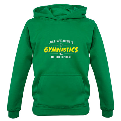 All I Care About Is Gymnastics Kids T Shirt