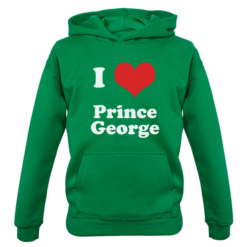 I Love Prince George Kids T Shirt