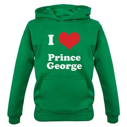 I Love Prince George Kids T Shirt