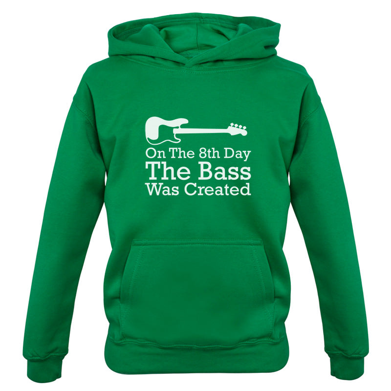 On The 8th Day The Bass Was Created Kids T Shirt