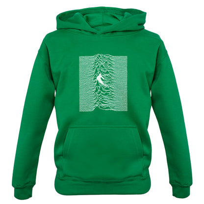 Unknown Pleasures Of Skiing Kids T Shirt