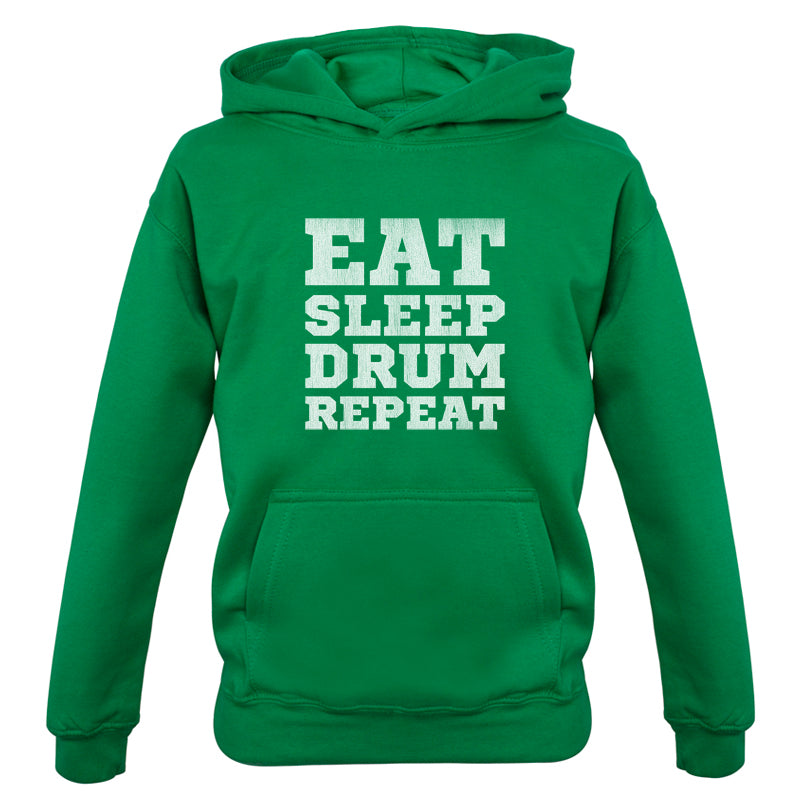 Eat Sleep Drum Repeat Kids T Shirt