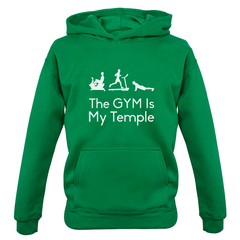 The GYM Is My Temple Kids T Shirt