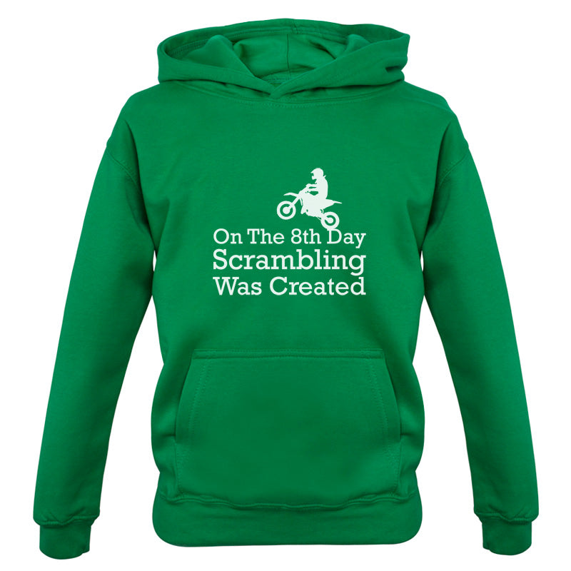 On The 8th Day Scrambling Was Created Kids T Shirt