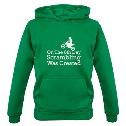 On The 8th Day Scrambling Was Created Kids T Shirt