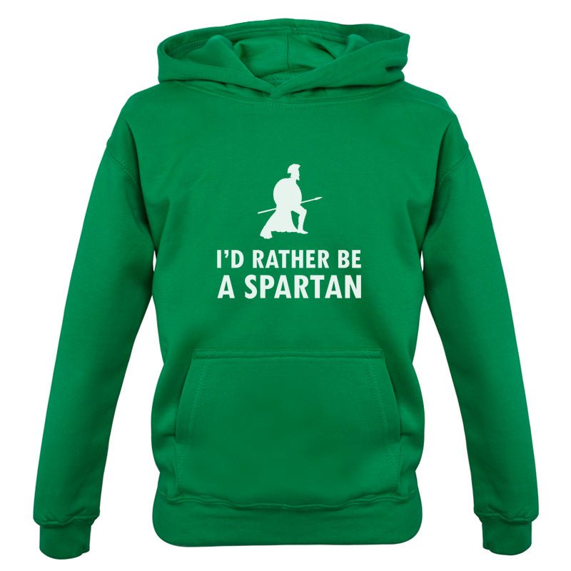 I'd Rather Be A Spartan Kids T Shirt