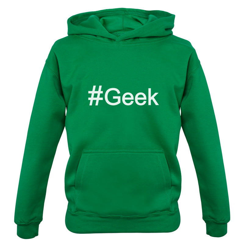 #Geek (Hashtag) Kids T Shirt