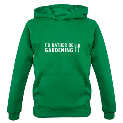 I'd Rather Be Gardening Kids T Shirt