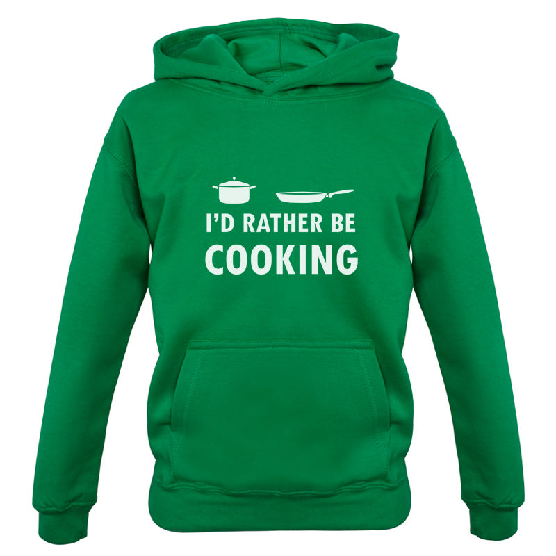 I'd Rather Be Cooking Kids T Shirt