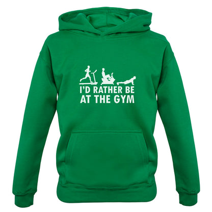 I'd Rather Be At The Gym Kids T Shirt