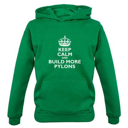 Keep Calm and Build More Pylons Kids T Shirt