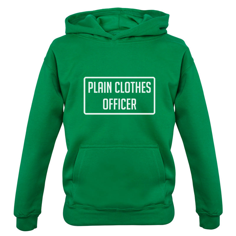 Plain Clothes Officer Kids T Shirt