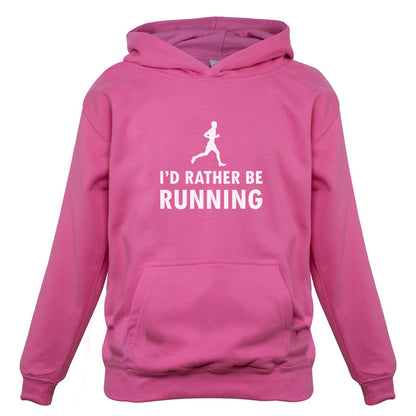 I'd Rather Be Running Kids T Shirt