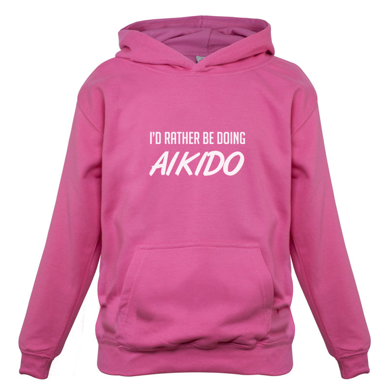 I'd Rather Be Doing Aikido Kids T Shirt