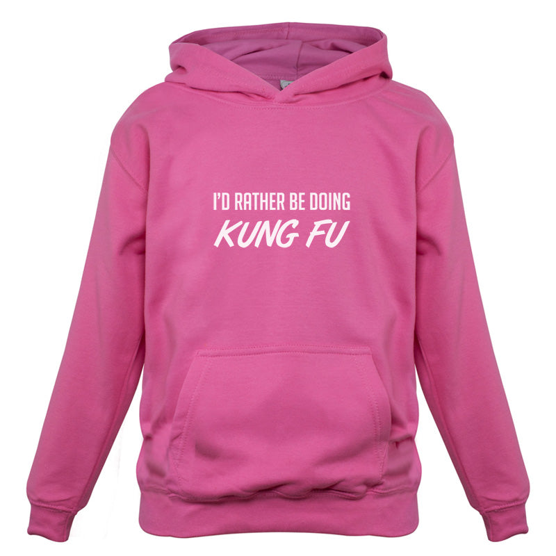 I'd Rather Be Doing Kung Fu Kids T Shirt