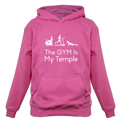 The GYM Is My Temple Kids T Shirt