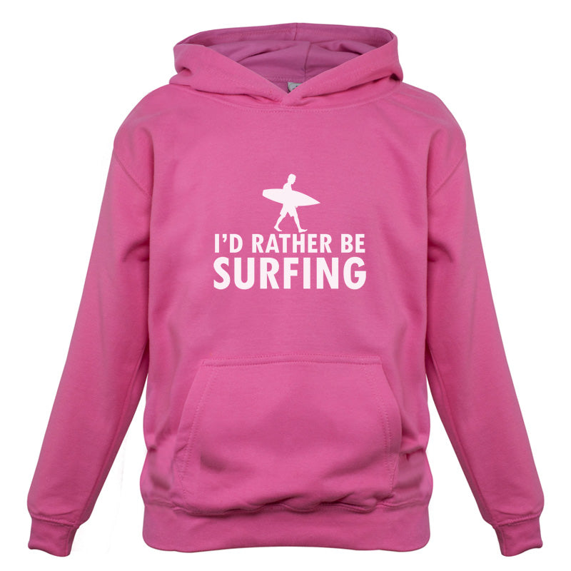 I'd Rather Be Surfing Kids T Shirt