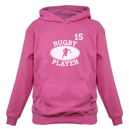 Rugby Player 15 Kids T Shirt