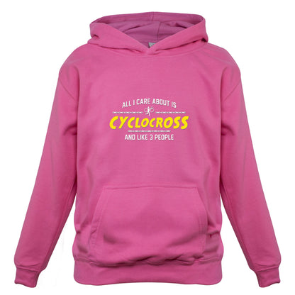 All I Care About Is Cyclocross Kids T Shirt