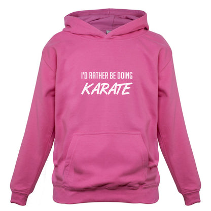 I'd Rather Be Doing Karate Kids T Shirt