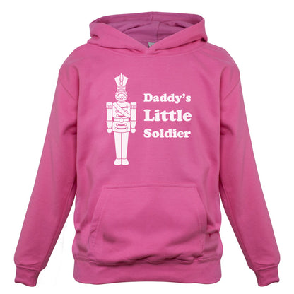 Daddy's Little Soldier Kids T Shirt