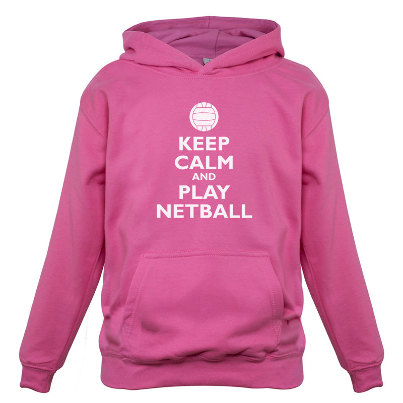 Keep Calm and Play Netball Kids T Shirt