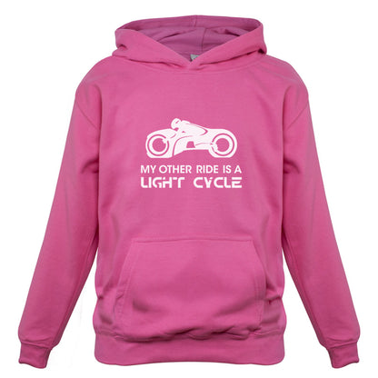 My Other Ride Is A Light Cycle Kids T Shirt