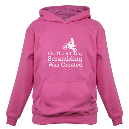 On The 8th Day Scrambling Was Created Kids T Shirt