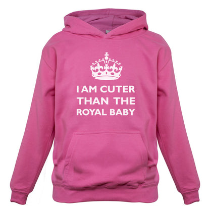 I Am Cuter Than The Royal Baby Kids T Shirt