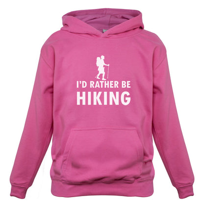 I'd Rather Be Hiking Kids T Shirt