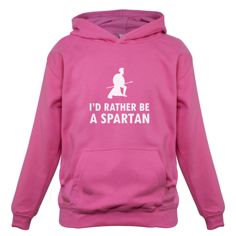 I'd Rather Be A Spartan Kids T Shirt