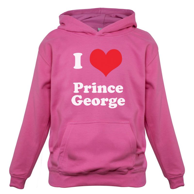 I Love Prince George Kids T Shirt