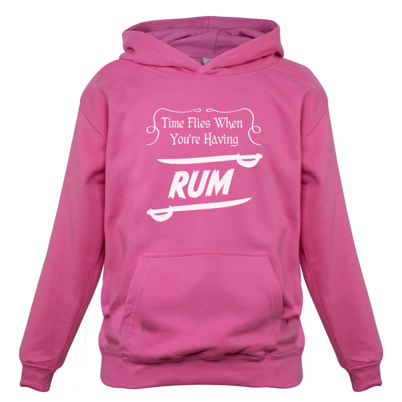 Time Flies When You're Having Rum Kids T Shirt