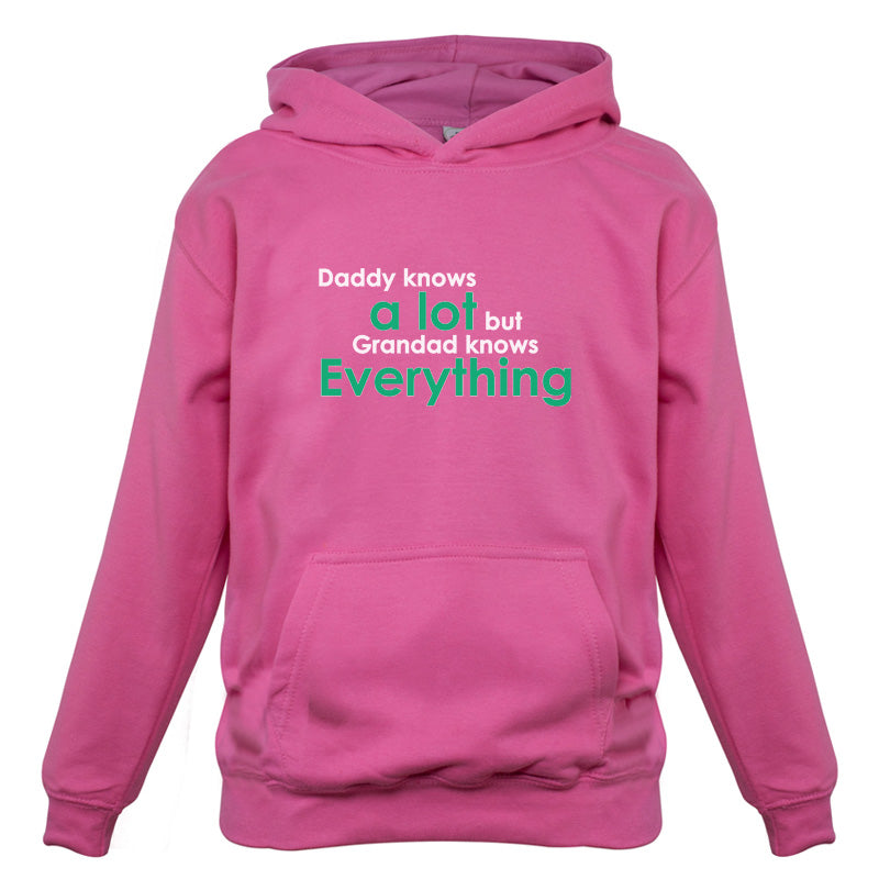 Daddy Knows A Lot Grandad Knows Everything T Shirt