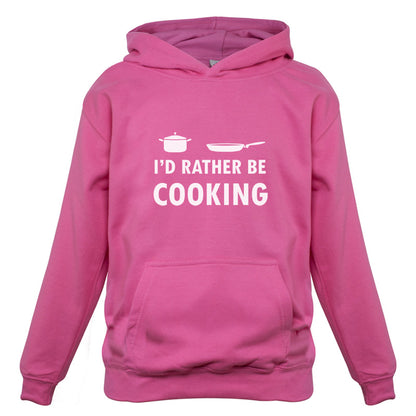 I'd Rather Be Cooking Kids T Shirt