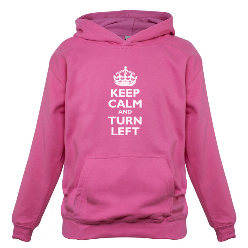 Keep Calm and Turn Left Kids T Shirt