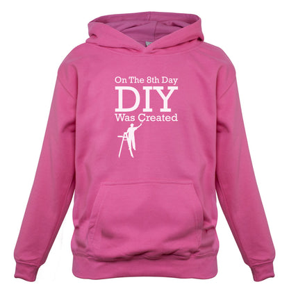 On The 8th Day DIY Was Created Kids T Shirt