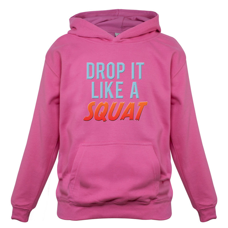 Drop It Like A Squat Kids T Shirt