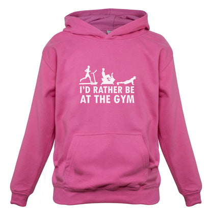 I'd Rather Be At The Gym Kids T Shirt