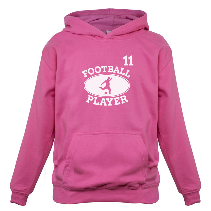 Football Player 11 Kids T Shirt