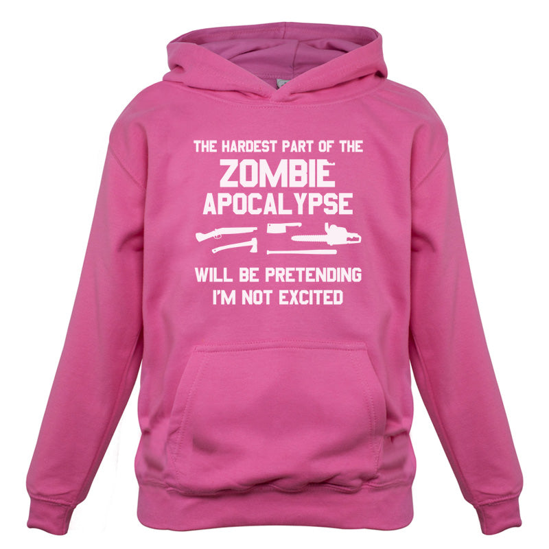 The Hardest Part Of The Zombie Apocalypse Kids T Shirt