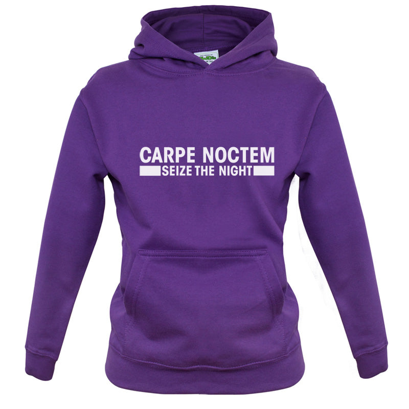 Carpe Noctem (Seize the Night) Kids T Shirt