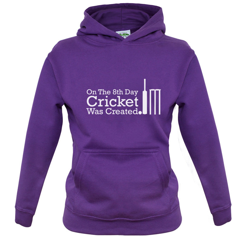 On The 8th Day Cricket Was Created Kids T Shirt