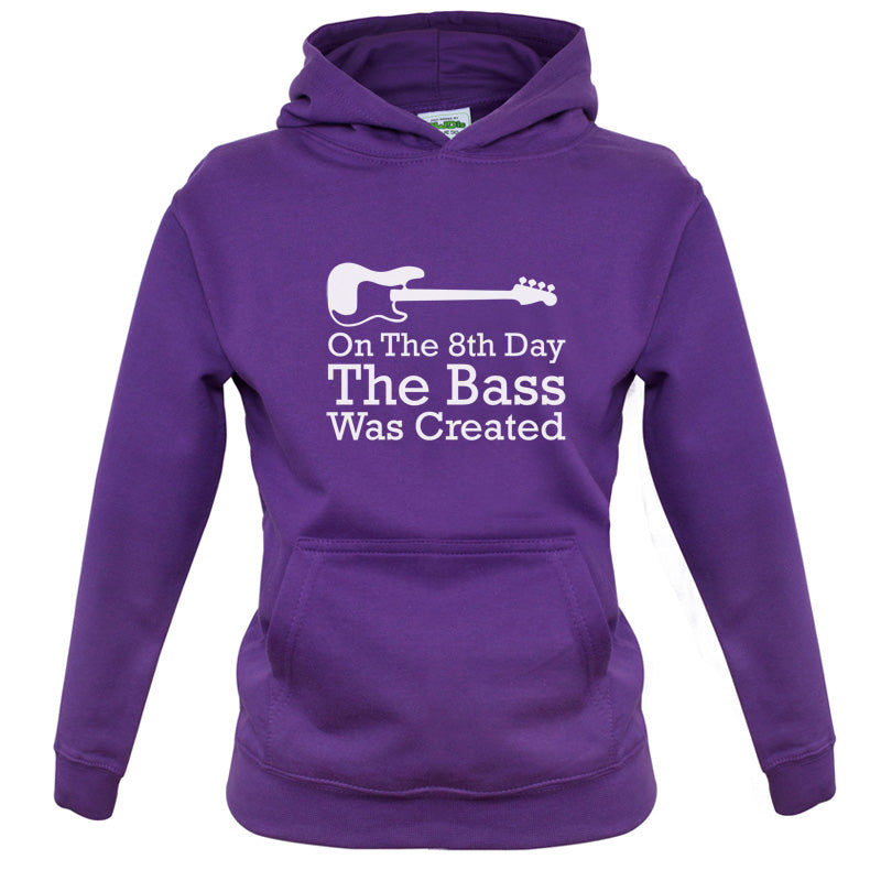 On The 8th Day The Bass Was Created Kids T Shirt