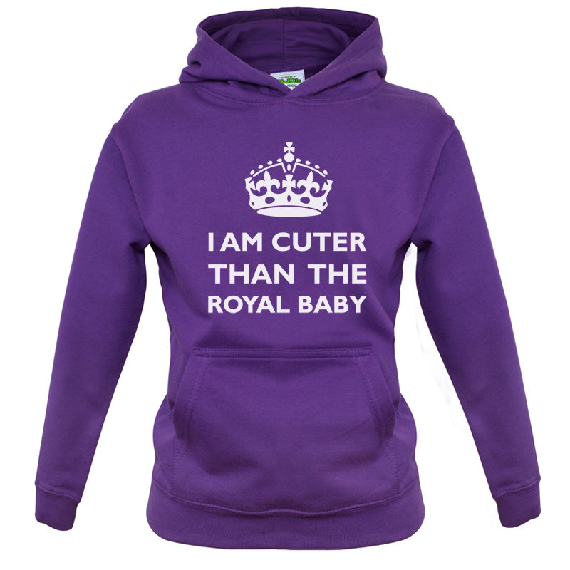 I Am Cuter Than The Royal Baby Kids T Shirt