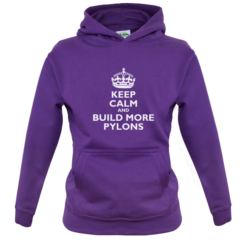 Keep Calm and Build More Pylons Kids T Shirt