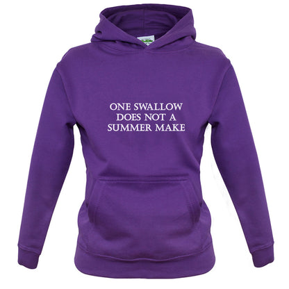 One Swallow Does Not Make A Summer Make Kids T Shirt