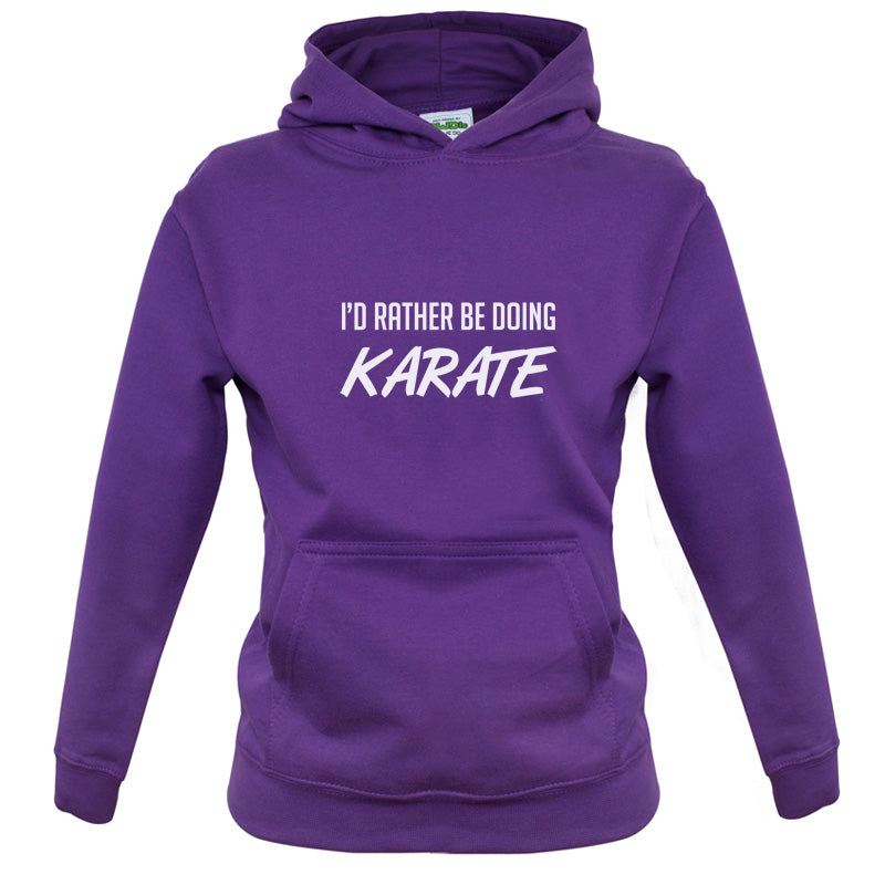 I'd Rather Be Doing Karate Kids T Shirt