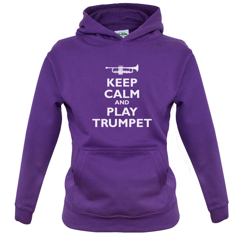 Keep Calm and Play Trumpet Kids T Shirt